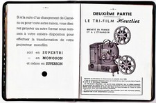 NOTICE sur CD pour projecteur HEURTIER TRI-FILM 8-9,5-16 mm