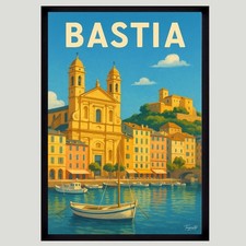 Affiche Poster mural BASTIA