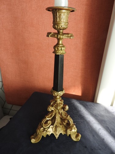 Ancien bougeoir bronze - ancien, en