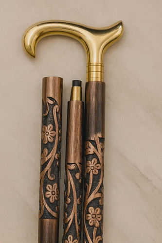 Bâton marche bois à - bâton,