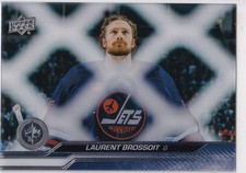 23/24 UD EXTENDED LAURENT BROSSOIT CLEAR CUT BASE PARALLEL #653