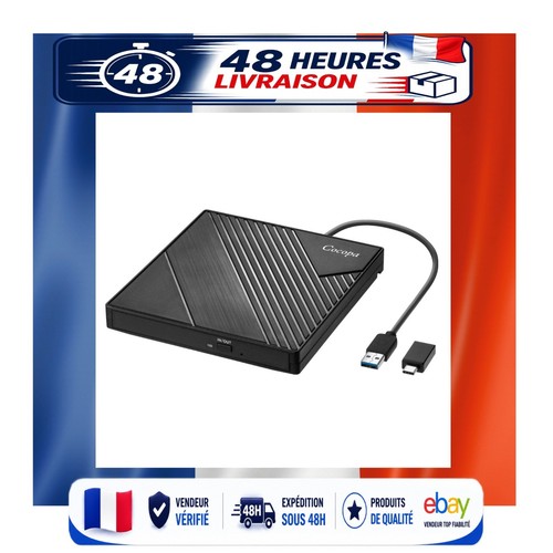 Lecteur dvd externe usb - cd, 3.0