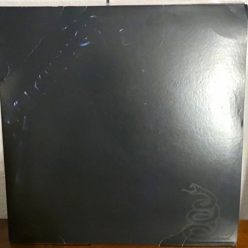 Metallica black vinyl record - metallica,