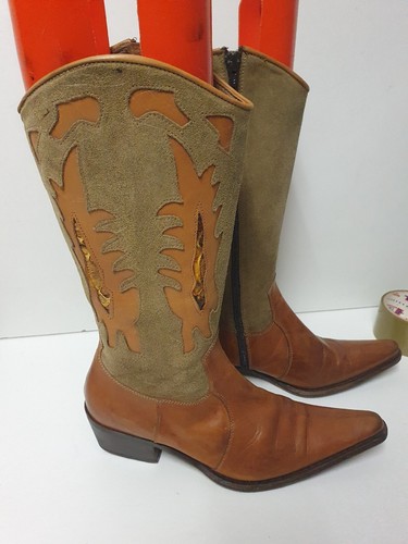 Bottes santiags daim - santiags,