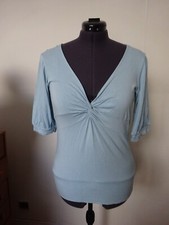 Tee-shirt tunique bleu ciel