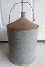 RARE SCARCE U.S. Lighthouse Service USLHS Galvanized Spirits Container