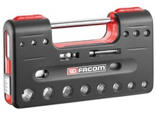 Facom 1cm Drive 6-Point Détection Boite Douille Set, 18 Pièce FCMJLDBOX1PB