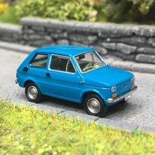 Fiat 126, bleue, 1972 -