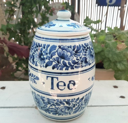 Pot thé delft signé - delft,