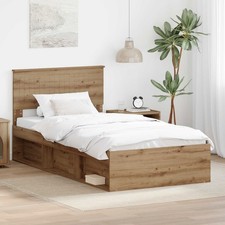 Cadre de lit avec tête de lit Pin massif Lit Moderne élégant en pin vidaXL vidaX