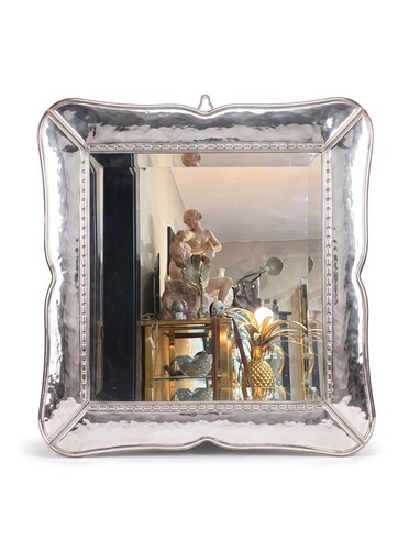 Grand miroir argent massif - en,