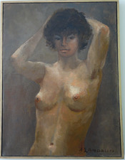 TABLEAU SUR TOILE FEMME NUE de