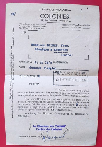 1946 ministry colonies - 1946,