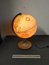 ancienne mappemonde globe lampe Vintage nova rico Diamètre 30 Cm Tbe !!!!!