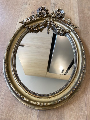 Miroir ancien bois - bois, sculpté