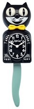 Kit-Cat Klock Black Gold  Bow