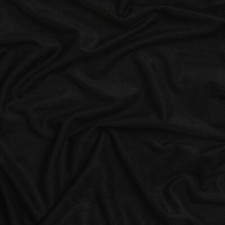 Noir Tapisserie 3mm Mousse / Canevas Soutenu Spandex Stretch Daim Tissu Voiture