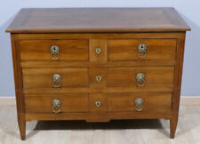 Louis XVI Provincial Walnut Chest of Drawers, 18th Century Era