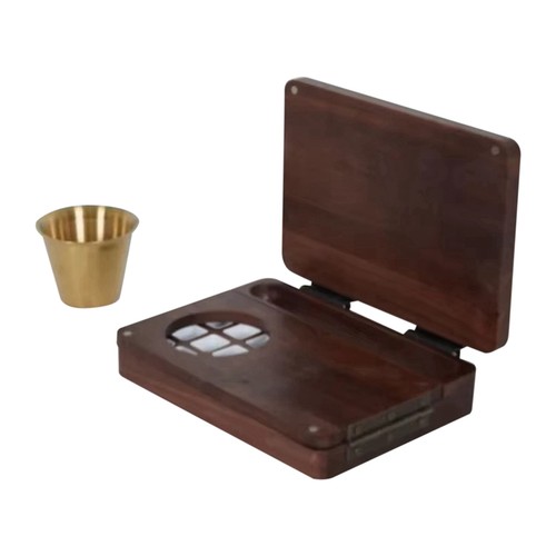 Palette aquarelle bois de - bois,