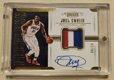 2017-18 Panini Dominion Peerless Joel Embiid Patch Auto /10 ? On-Card Autograph