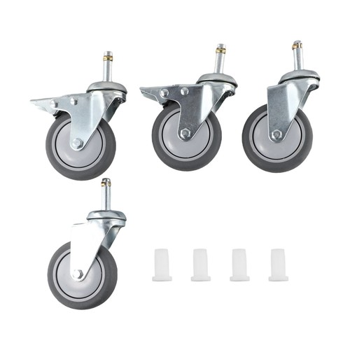 2x7 6cm caoutchouc pivot - 10.2x7.6cm,