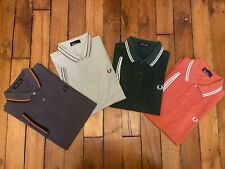 Lot Polos Fred Perry Très Bon État