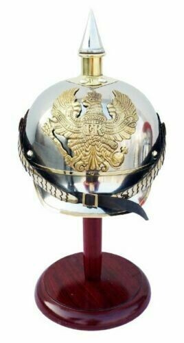 Casque pickelhaube cuir - casque,