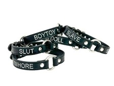 Ring Choker BDSM Collar Vegan