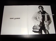 SAINT LAURENT 2-Page PRINT AD Fall 2018 ZOE KRAVITZ David Sims
