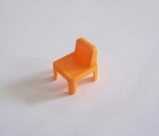 Playmobil school - orange chair of schoolboy desk children's room