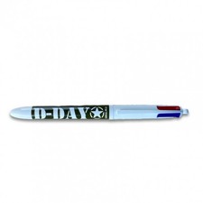 RARE BIC PEN 4 COLORS D-DAY JUNE 6, 1944 LIMITED EDITION