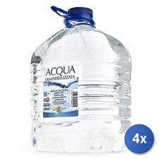 4X Ensemble D'Eau Distillée Pour Fer À Repasser Bidon De 5 Litres