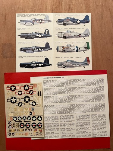 Esci decals corsair - 1/72,