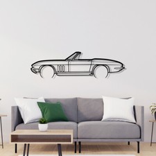 Corvette C2 Cabrio 80cm Murale