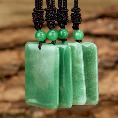 Pendentif aventurine 5cm en - aventurine,