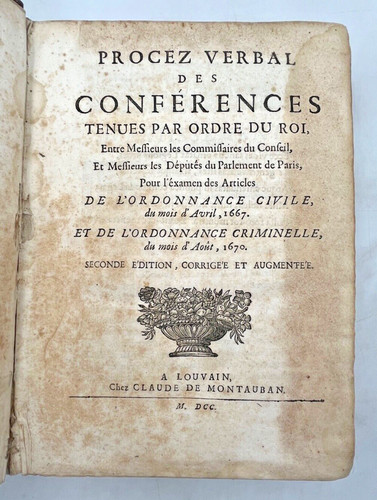 Ordonnances procès - [ordonnances], –