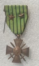 CROIX DE GUERRE 1939  deux