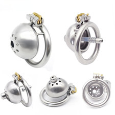 370| CAGE DE CHASTETE HOMME PRISON PENIS CAGE TIGE URETRALE METAL BDSM