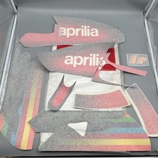 APRILIA RS 125 GP1 BLACK STICKER DECAL STICKER SET 8177512 NOS GENUINE N0019