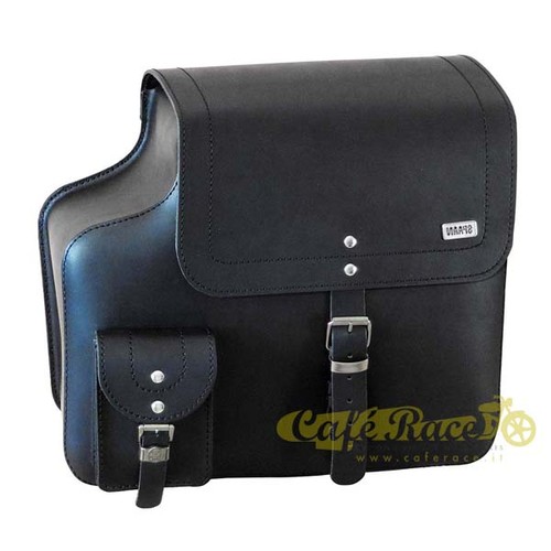 Sac latéral cuir - en, noir