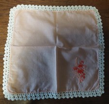 Napperon vintage coton rose