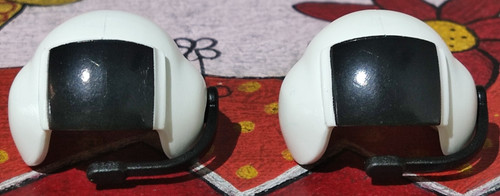 Playmobil casques blancs - x2,