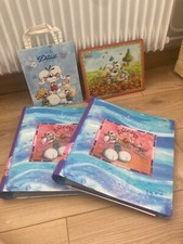 Collection Diddl (deux classeurs, un tapis de souris, un sac en papiers/feuilles