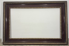 Antique Baroque Style Frame with Beaded Decorations View: 44.5x75 Foliage: 46.5x77