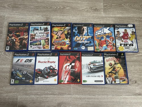 Lot boites vide jeux ps2 - de, 11