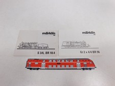 Märklin H0 2x Mode D 'em Ploi Gt 2 x 4/4 Br 96 DRG S 3/6 Br 18.4 Kbaysts Sg #