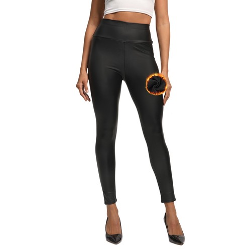 Legging simili cuir femme - legging,