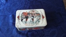 ANTIQUE SUGAR BOX IRON CAKES DECOR EQUESTRIAN SCENE ANIMEE ALSATIAN MASSILLY