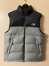 The North Face Men’s Down 700 Two Tone Gray Puffer Casual Gilet Vest Size M