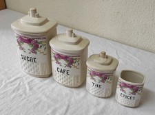 4 anciens Pots de Cuisine